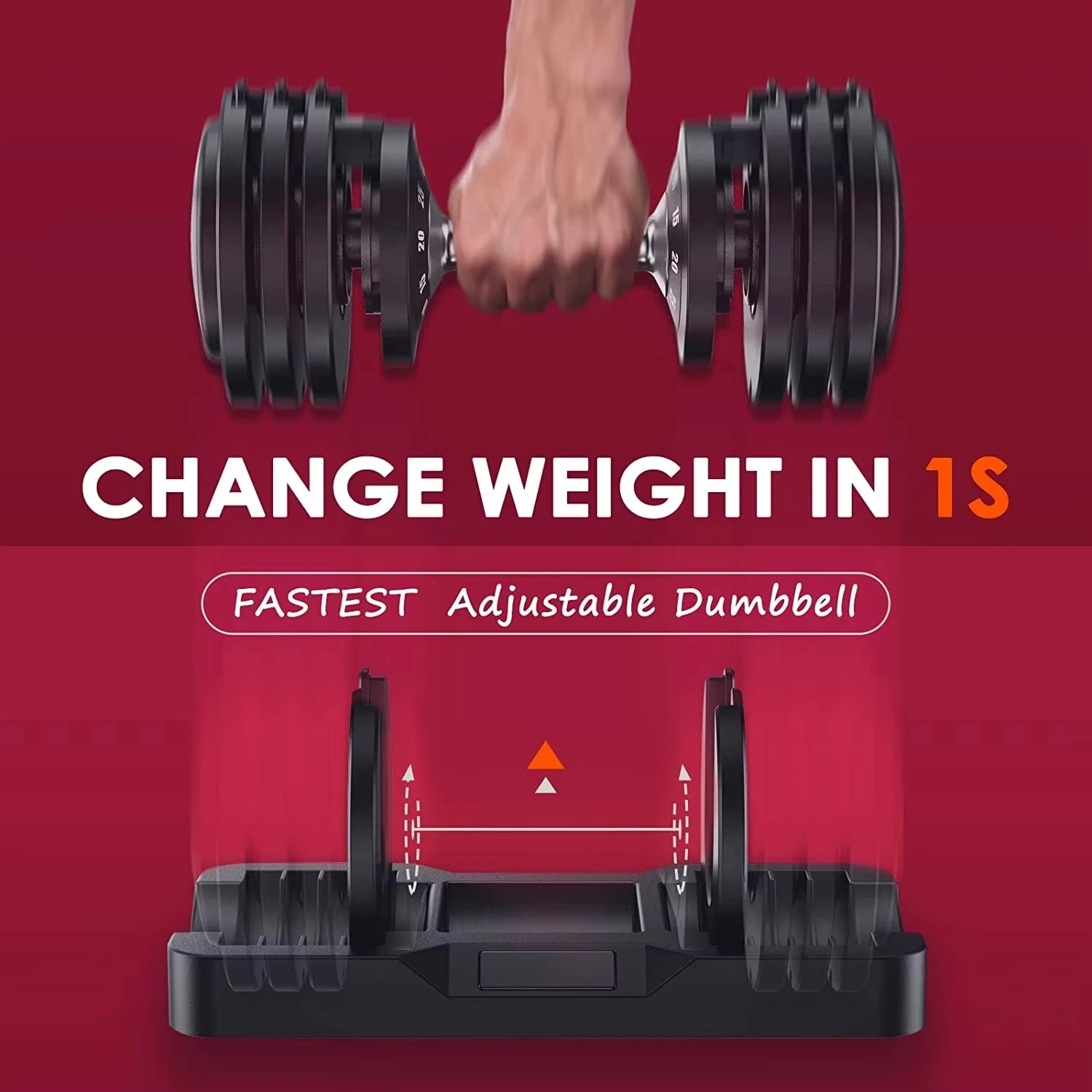 مجموعة أثقال قابلة للتعديل تلق - مراجعة Dumbbell Set وسعره