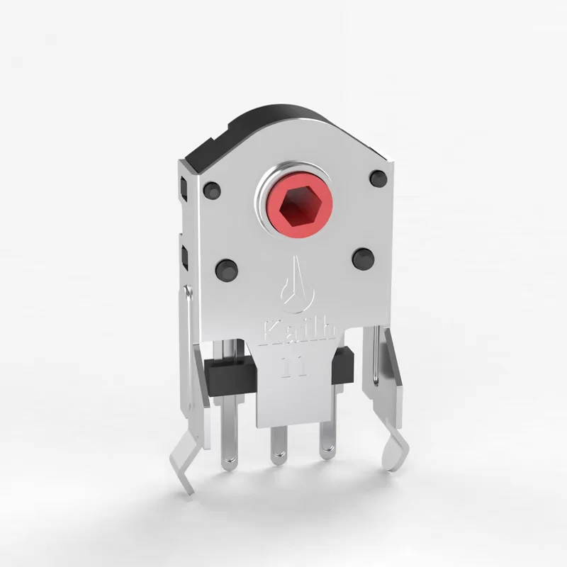 10pc Kailh Dustproof Mouse Scroll Wheel Encoder,Red Core 5/5.5/7/8/9/10/11/mm Replacement Rotary Encoder for Gaming Mouse Repair