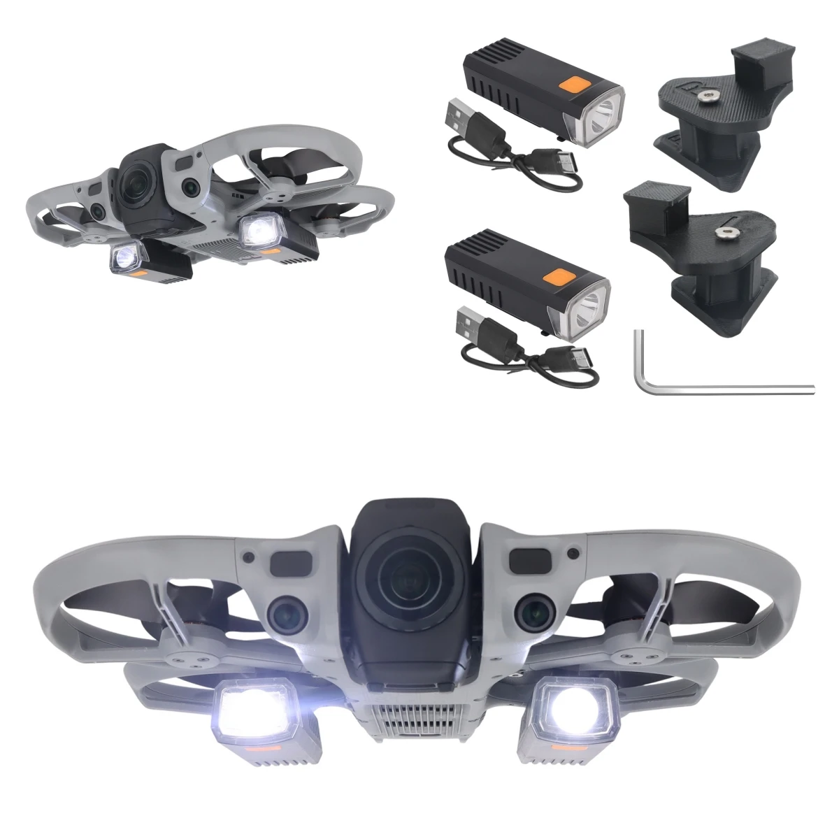 

Ночные световые модули для DJI AVATA 360: Аксессуары для освещения в темное время суток