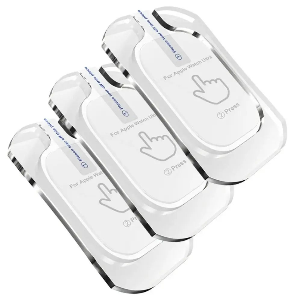 애플 워치용 강화 유리 필름, 정렬 도구, 강화 HD 스크린 보호대 액세서리 보호, 울트라 1/2, 49mm