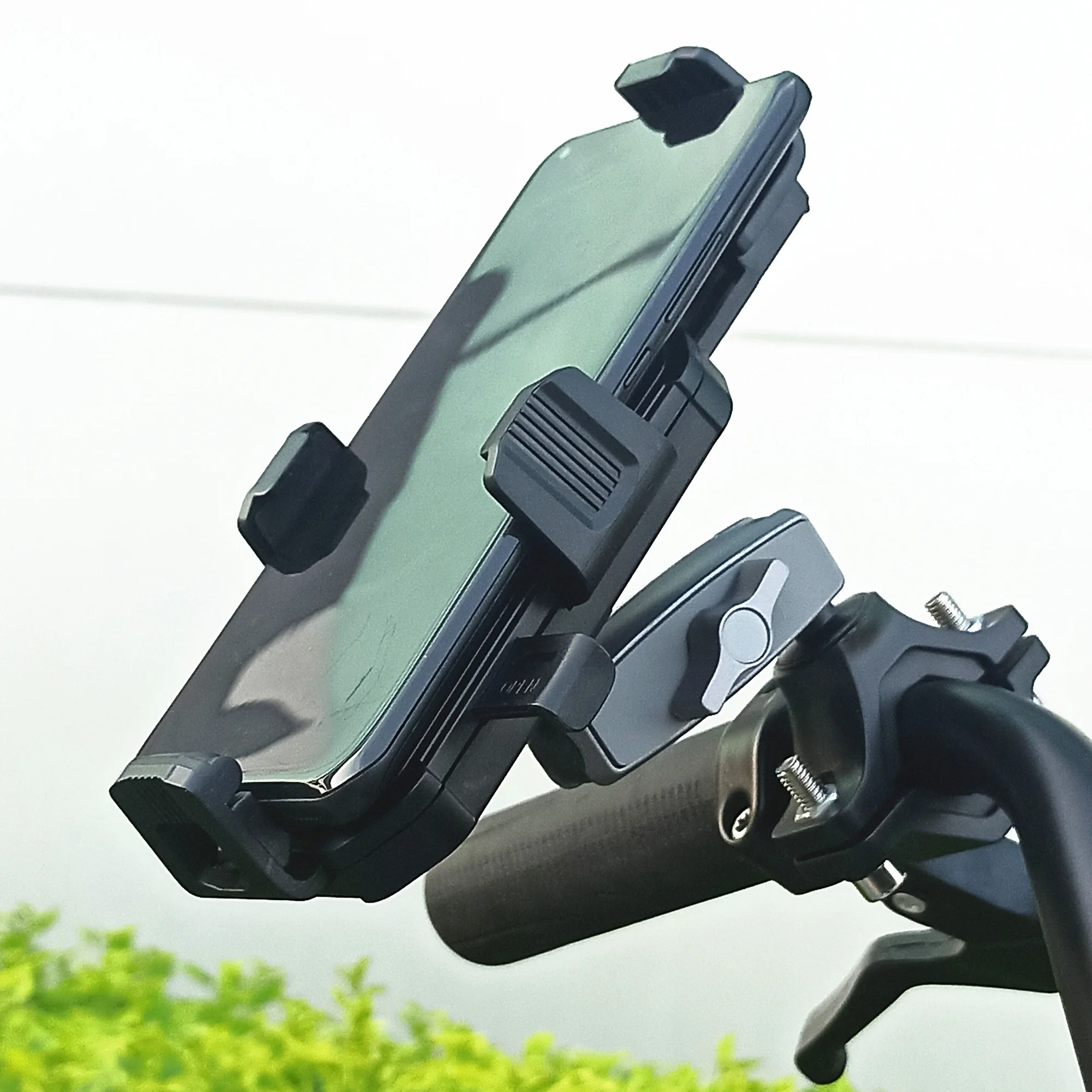ZEKA Handyhalterung Fahrrad Motorrad Universelle stoßfeste Halterung für iPhone Xiaomi Samsung für 4,7-7 Zoll GSM Houder Fiets – Detail 18