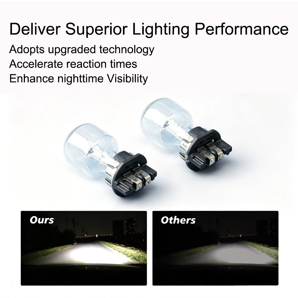Quartz Glass Headlight PW24W Fog Light Bulb Wear-resistant Material Quick Installation Easy To Use For BMW 3 Series GT view 4