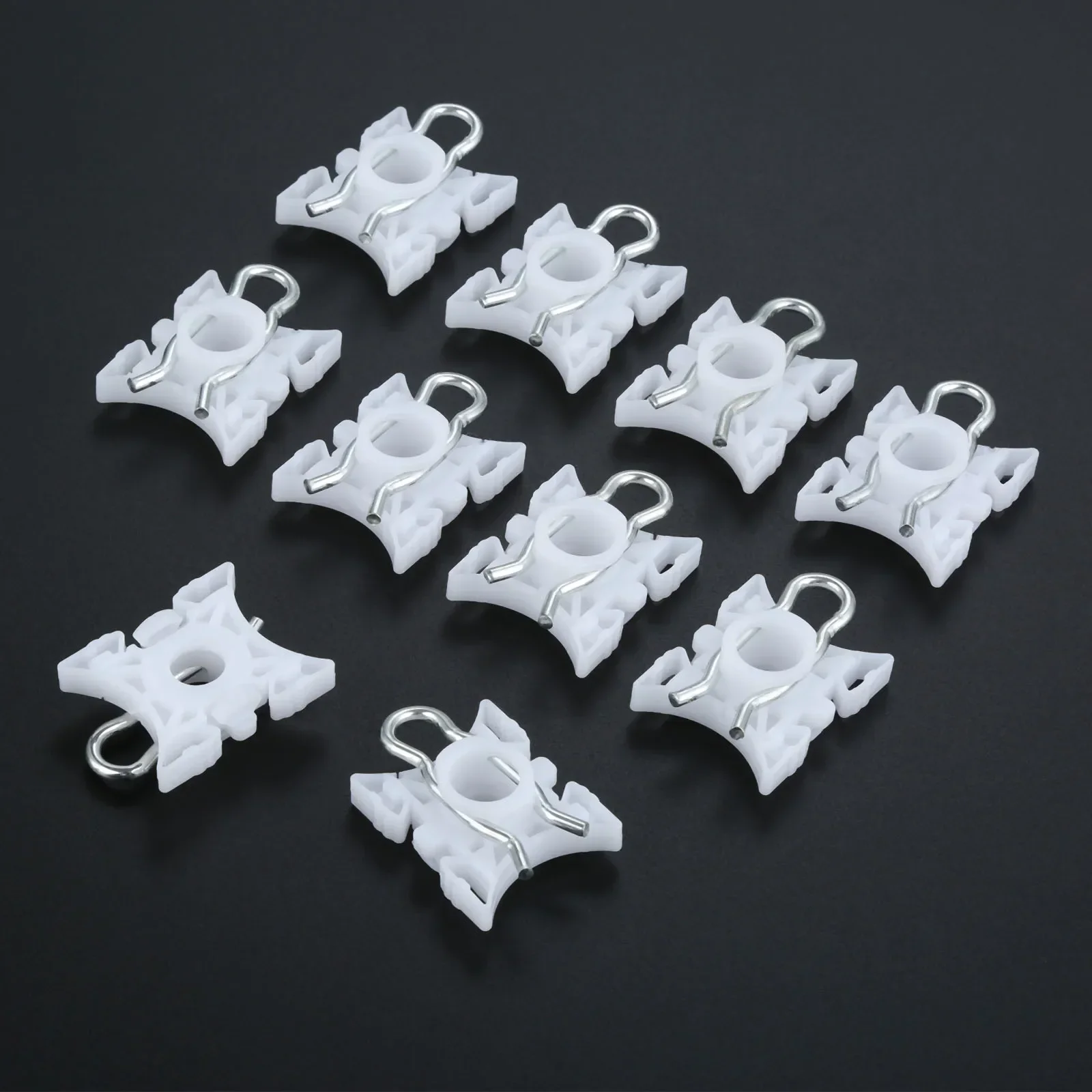 10Pcs Window Regulator Sliding Pivot Clips For BMW E36 E32 E34 325i 525i 535i M3 M5 Z3 Z4 Roller Lifter Clips