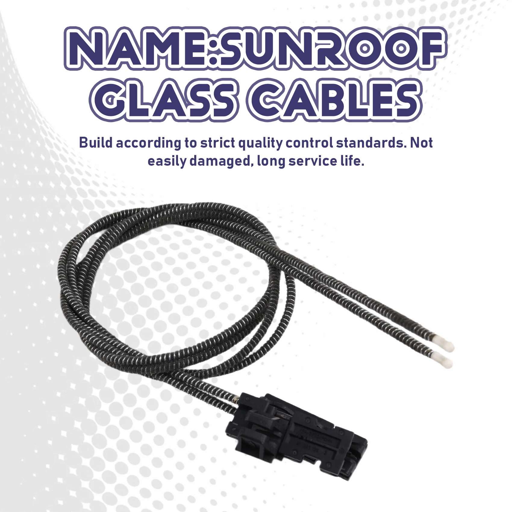 

A73X-For Passat Golf Beetle Sunroof Glass Cables Sunroof Repair Kit 911686196 AP369818