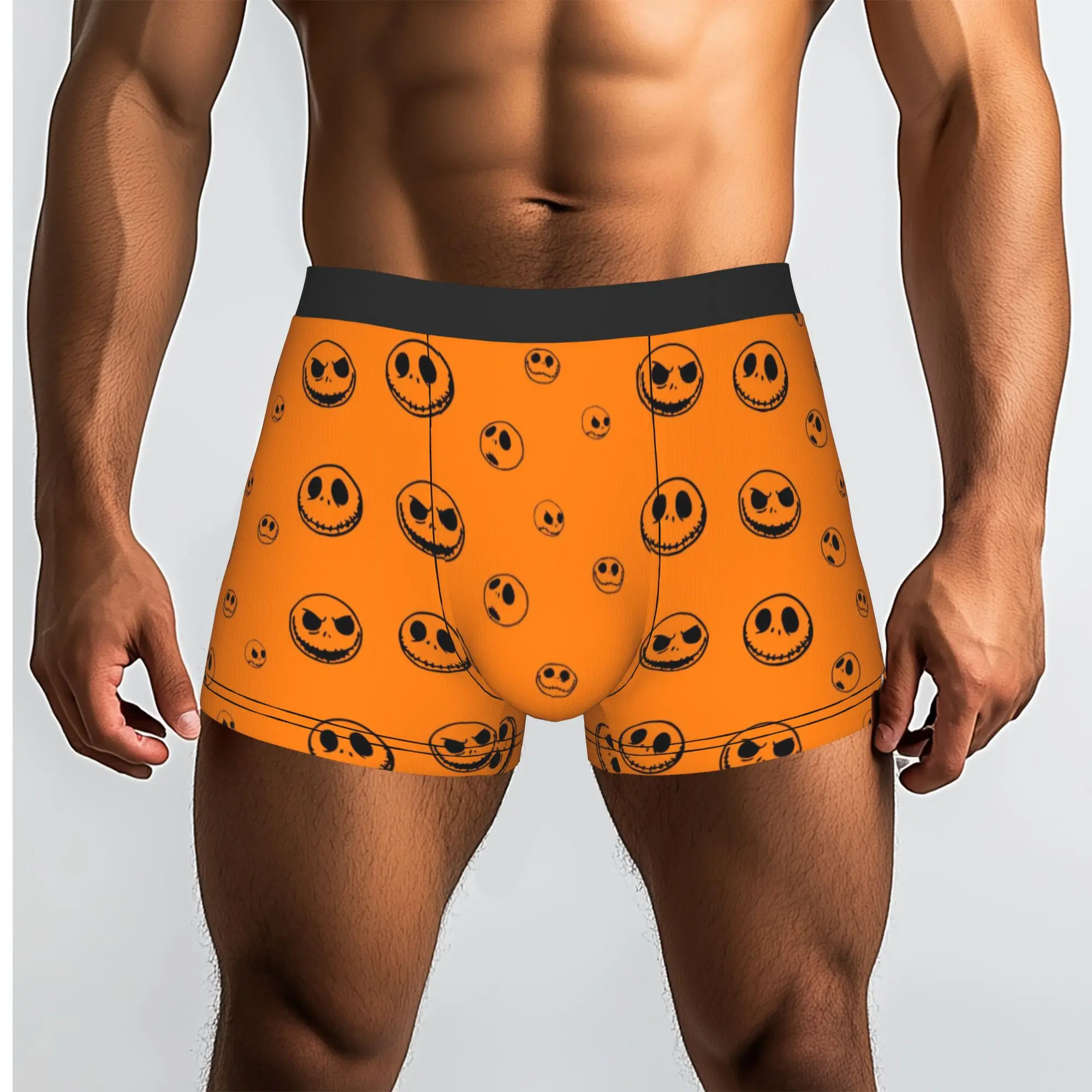 Customized Jack Anime S-Skellingtones Boxer Shorts For Homme 3D Printed  Underwear Panties Briefs Soft Underpants