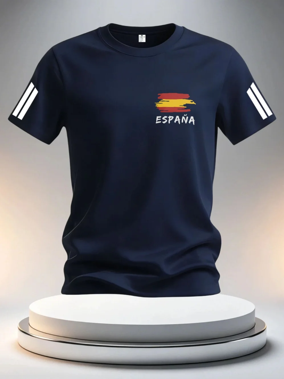 2026 Sommer Spanien Fußballtrikots für Herren – Klassische God Spain Kurzarm-T-Shirts im lässigen O-Neck Sport-Stil – Herrenbekleidung – Detail 10