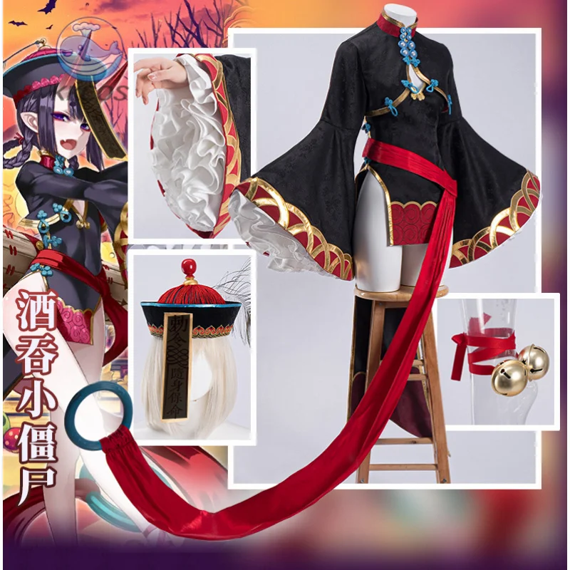 FGO Shuten-douji cosplay fiesta de Navidad hermoso uniforme accesorios conjunto completo KKcos