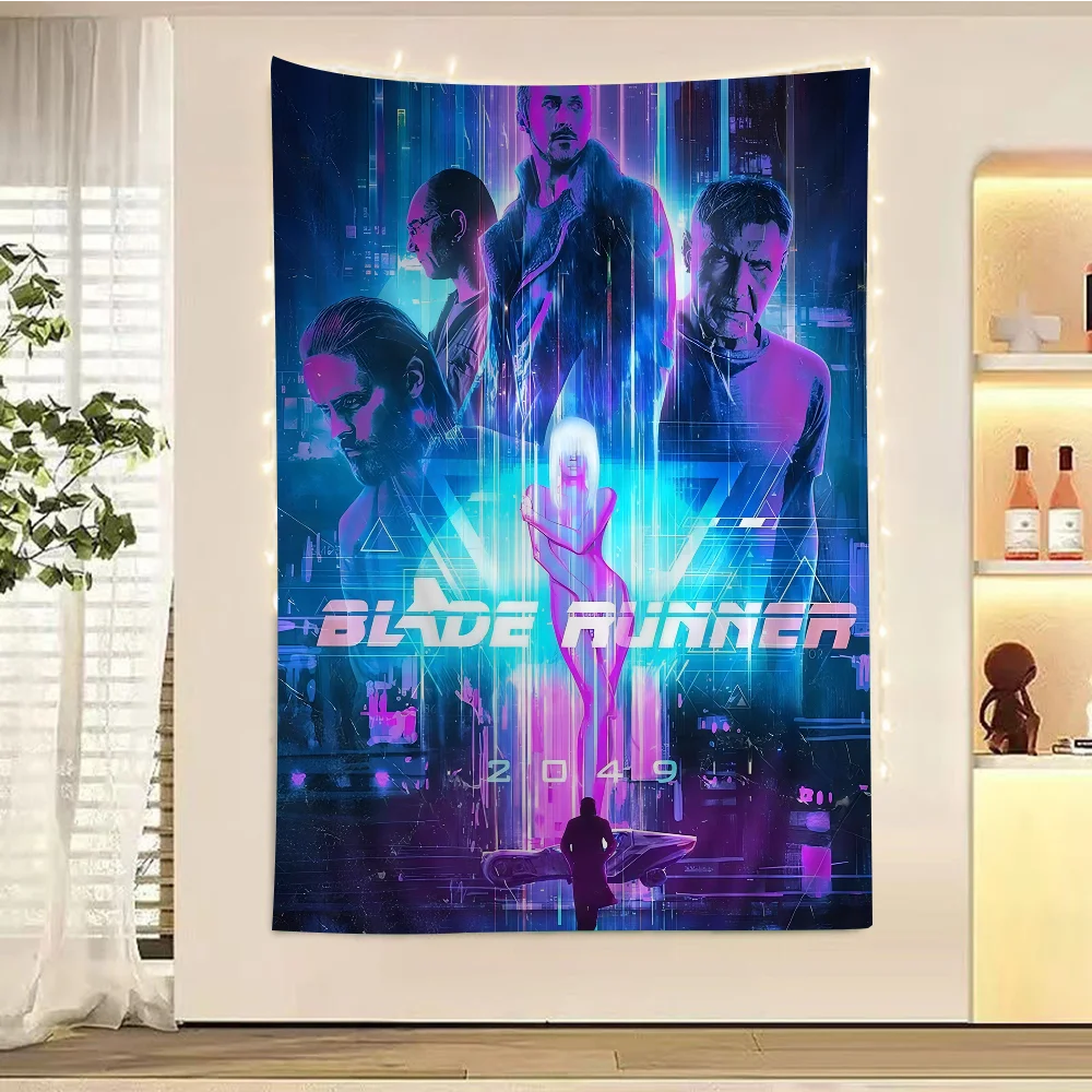 Retro Movie Blade Runner Tapestry Art Printing Cheap Hippie Wall Hanging Bohemian Wall Tapestries Mandala Art Home Decor