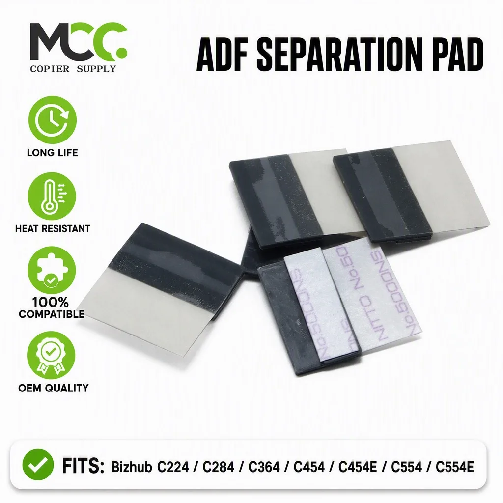 ADF Separation Pad Picker Pad for Konica Minolta Bizhub C224 C284 C364 C454 C454E C554 C554E