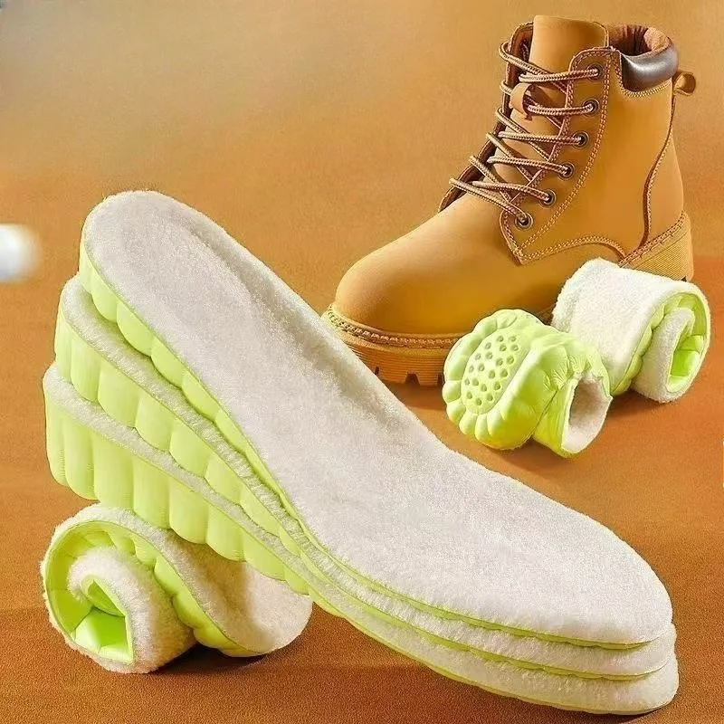 1/3Pairs الشتاء رشاقته أفخم قوس دعم النعال للنساء الرجال الذاتي ساخنة الحرارية مزيل العرق رغوة الذاكرة منصات الأحذية الرياضية