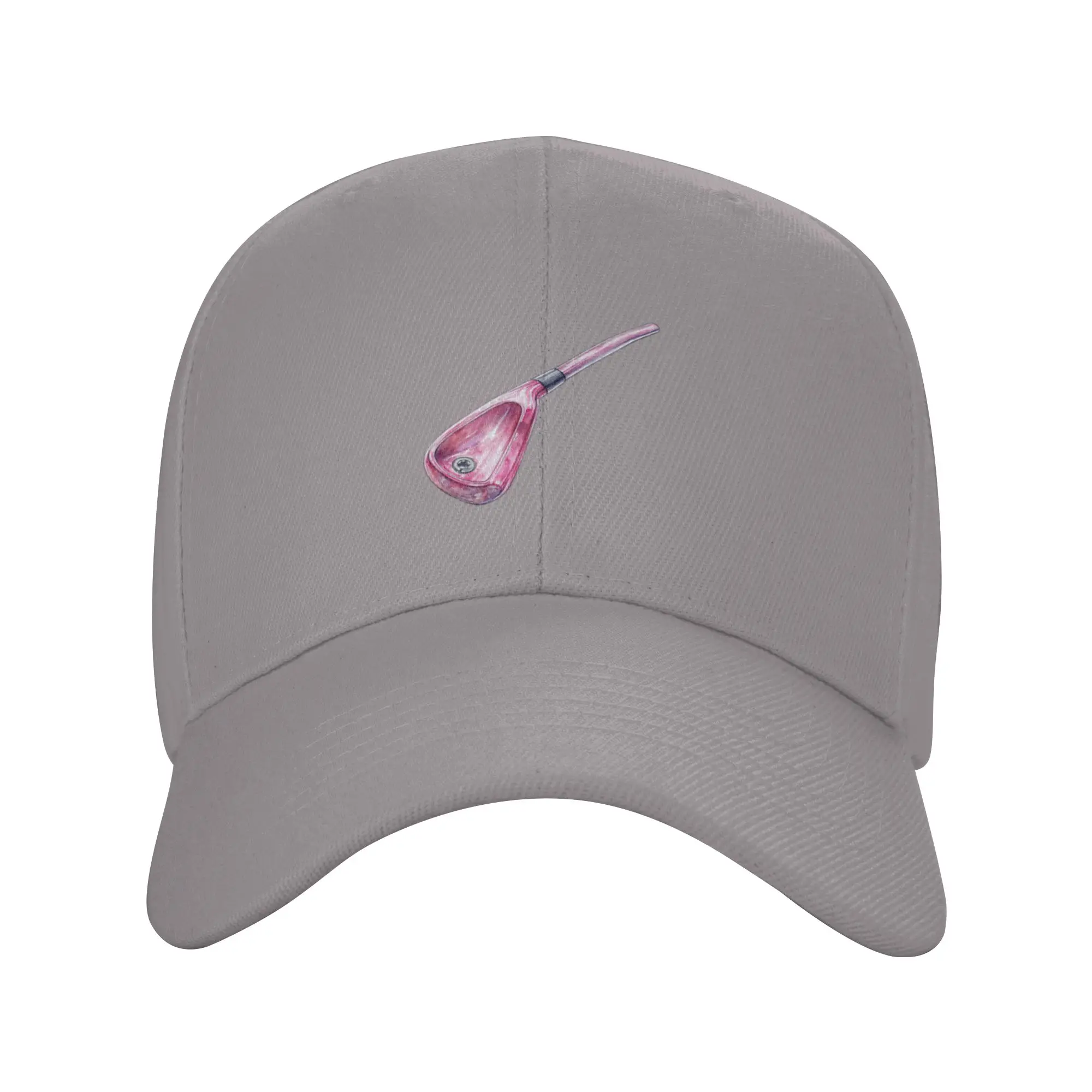 Hot Sale Modern Pink Golf Club Iron Baseball Cap  Sportswear Caps Women  Watching Match Caps Women