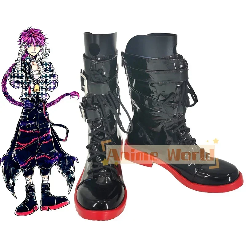 Devil Butler with Black Cat Lato Bacca Cosplay Shoes Halloween Carnival Christmas