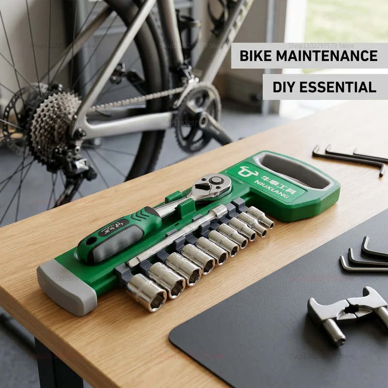 

1-4 3-8 Inch Ratchet Socket Set Automotive Motorcycle Repair Hand Tools Spanner Head Kit for Garage Workshop Auto Mechanical