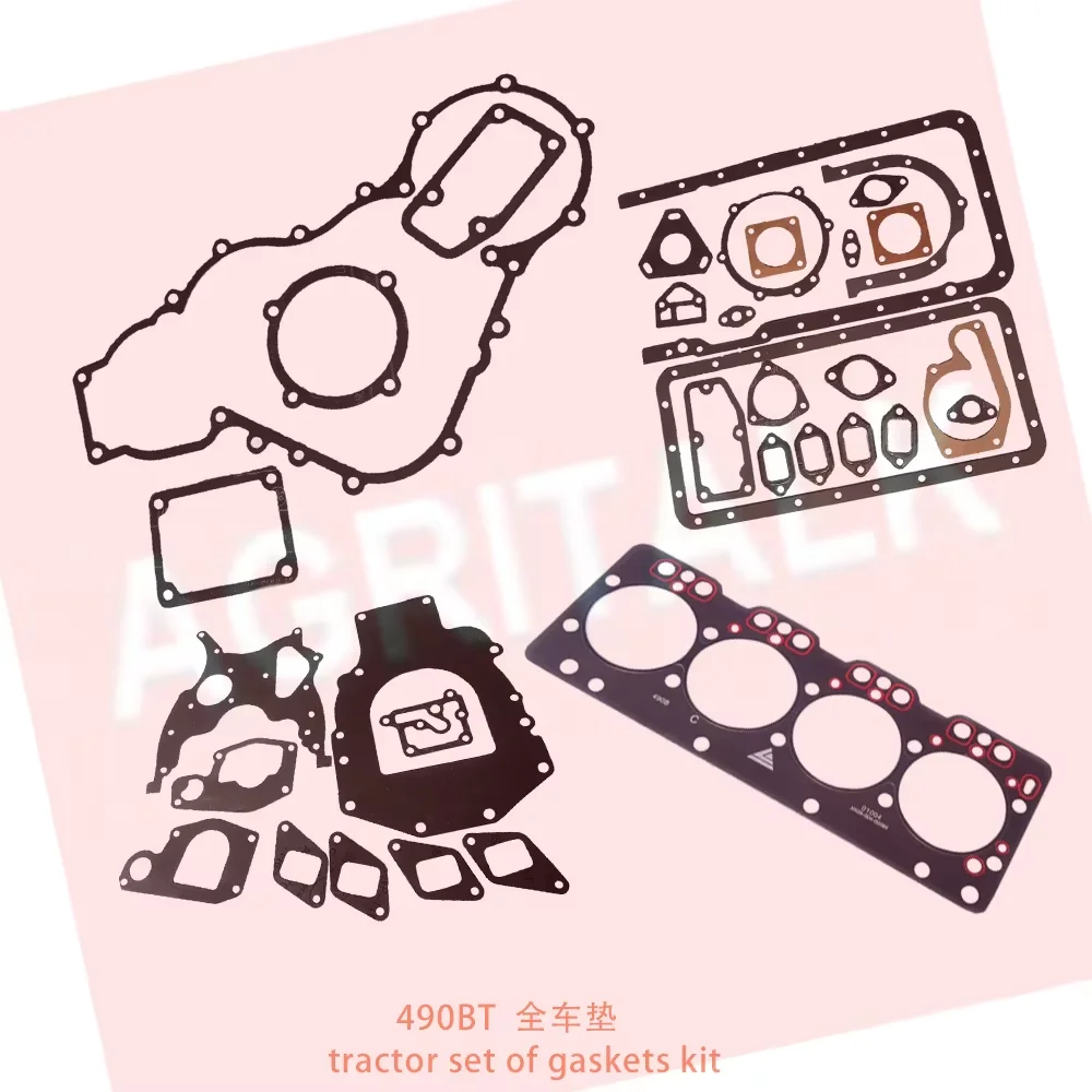 Gaskets Kit Including Cylinder Head Gasket for Xinchai 490BT / C490BT / NC485BPG / 495BT