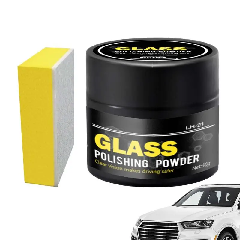 Glass Polishing Powder Detergent Glasses Scratch Remover Washing Solution Car Window Polishing Mirror Powder Oil Film Remover