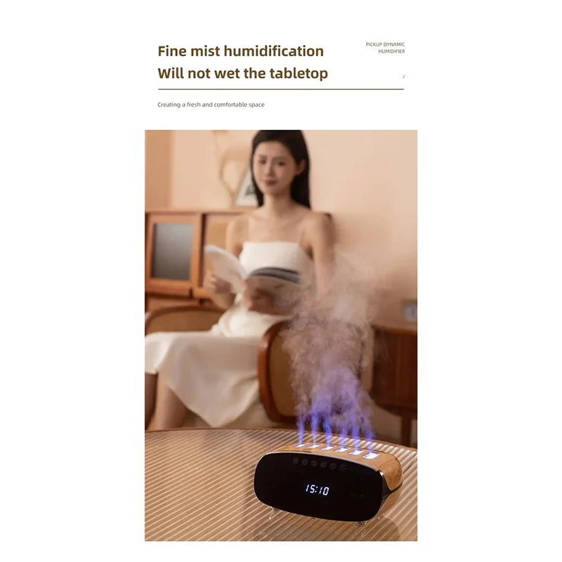 

ABDJ-Bluetooth Speaker 500Ml Cool Mist Humidifier Essential Oil Diffuser For Large Room