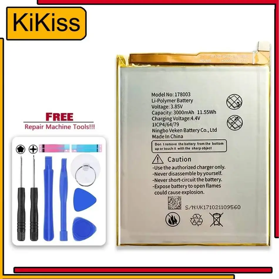 Сменный аккумулятор 3000 мАч для Vernee M5 178003 VerneeM5 мобильный телефон