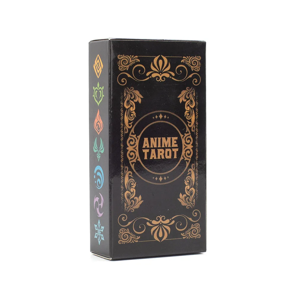 Anime Tarot 78 Stück Wahrsagekartenspiel Englische Version 10,3 * 6 cm Vision Board für Unterhaltung – Detail 1