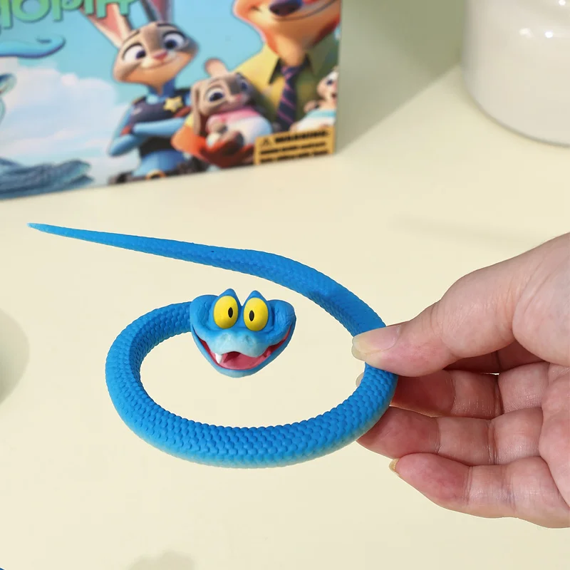 Zootopia 2 Gary serpent soulagement du Stress boîte aveugle modèle corps complet mobile Judy Niki Figurine cadeau pour garçons jouets à collectionner