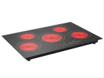 5 burner induction cooker large electric radiation glass ceramic cooker black 220 V built-in quartz ceramic cooker