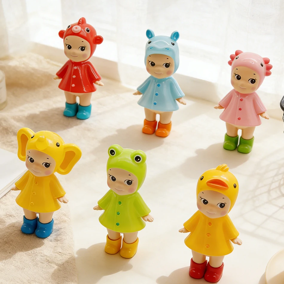 S Angel I LOVE RAINY DAY Series صندوق أعمى زينة شاشة الهاتف الأصلية هدية عيد ميلاد مفاجأة غامضة للأطفال