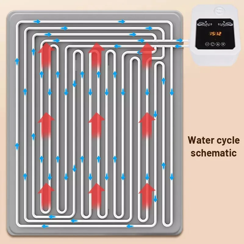 Cama elétrica aquecedor com Touch Screen, alta qualidade, 220V