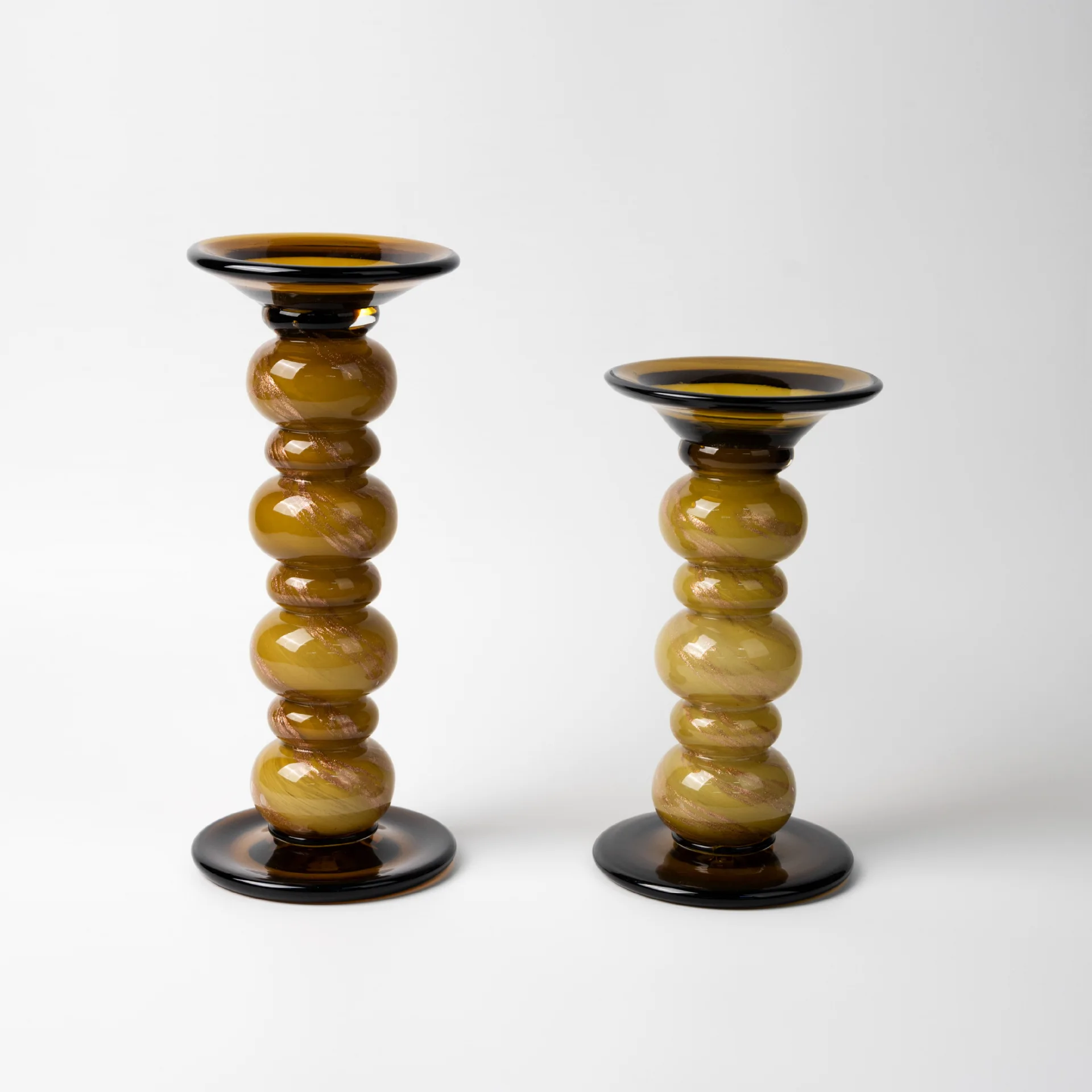 X20Glass Candlestick Geometric Pebbles Candle Holder Candelabros Decorativos Wedding Centerpieces Decoration