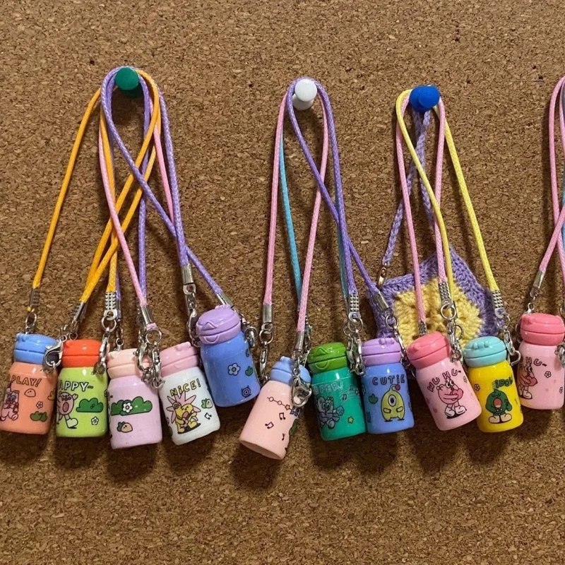 

For Labubu Doll Mini Water Bottle Mini Water Bottle Pendant Accessories Doll Clothes Outfit Decoration