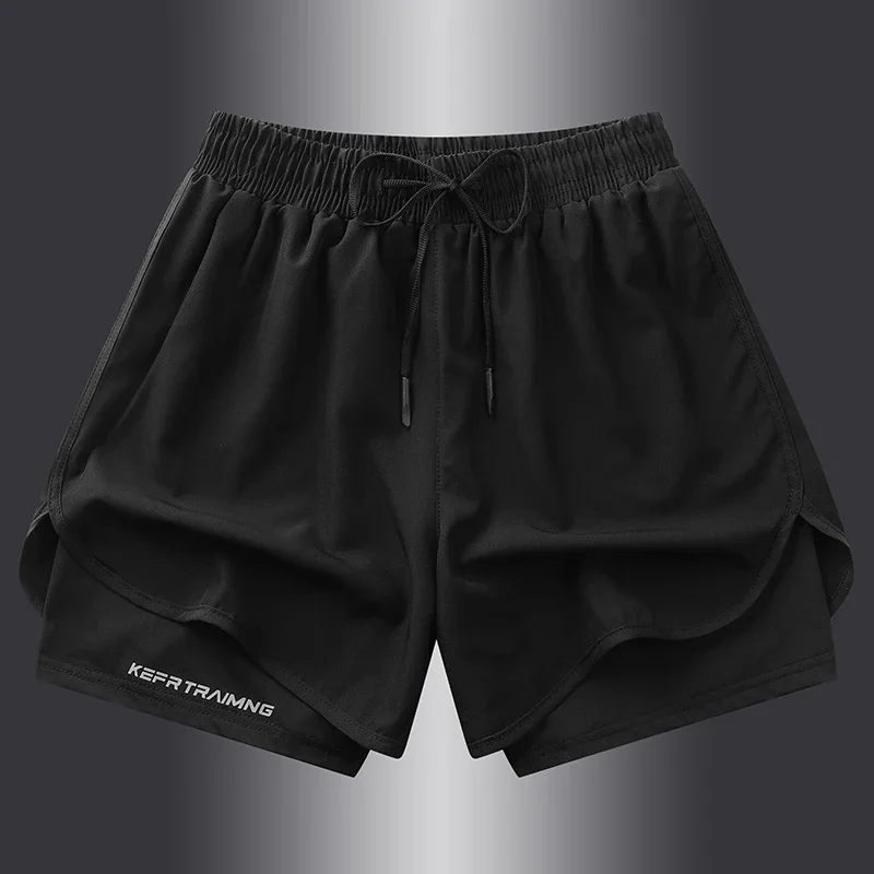 【 S-5XL 】2025 Sports Three Piece Pants Summer Popular Anti glare Double layered Sports Shorts for Men and Women Couples Ru