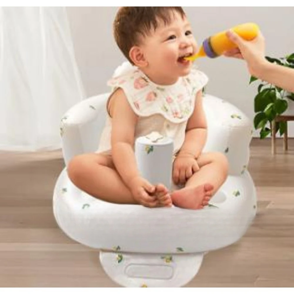 Portable Foldable Baby Inflatable Seat Back Support for Infant Bath Training Chair Shower Sofa Cushion Support Sofa Furniture