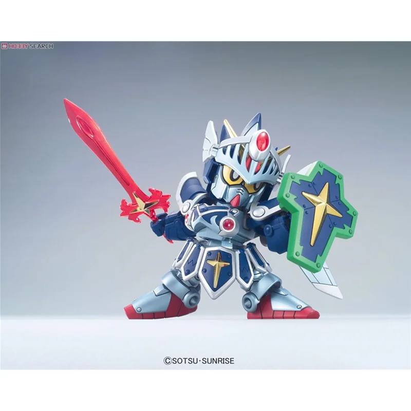 Original Genuine Gundam Model Kit Anime Figure SD BB Warrior Full Armor Knight Gundam Model Action Figure Toys Gift For Children