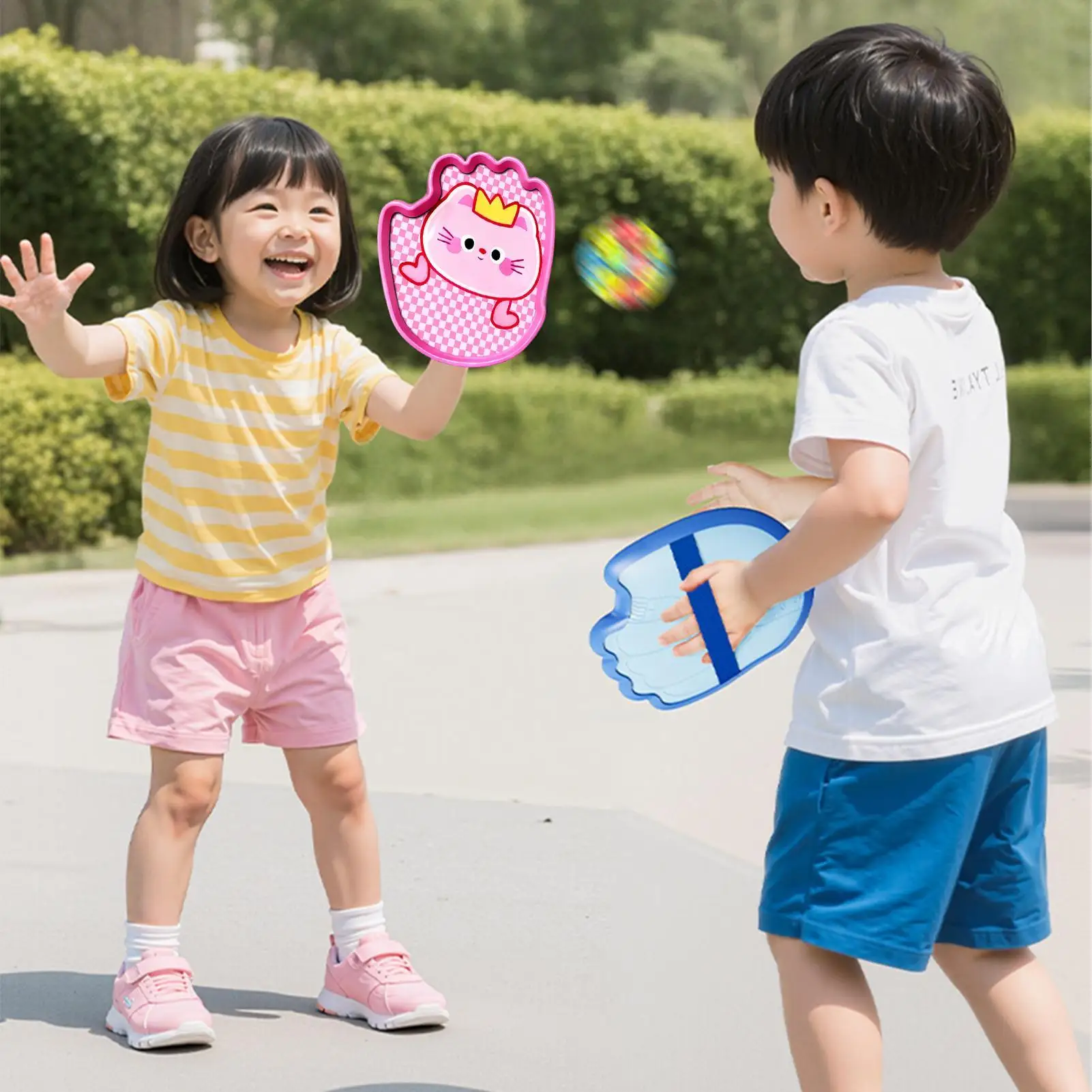 Toss and Catch Ball Game Interactive Toy Toss and Catch Paddle for Indoor Family Outdoor Garden Development Playtime