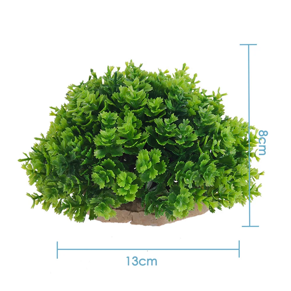 1Pc Simulation Water Grass Ball Plastic Plant Fish Tank Aquarium Landscape Decor