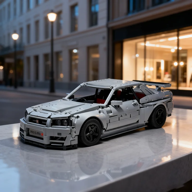 2086 pièces MOC Nissan Skyline GT R Z Tune Nismo, modèle technique, blocs de construction, jouets, cadeaux de festival, briques de construction