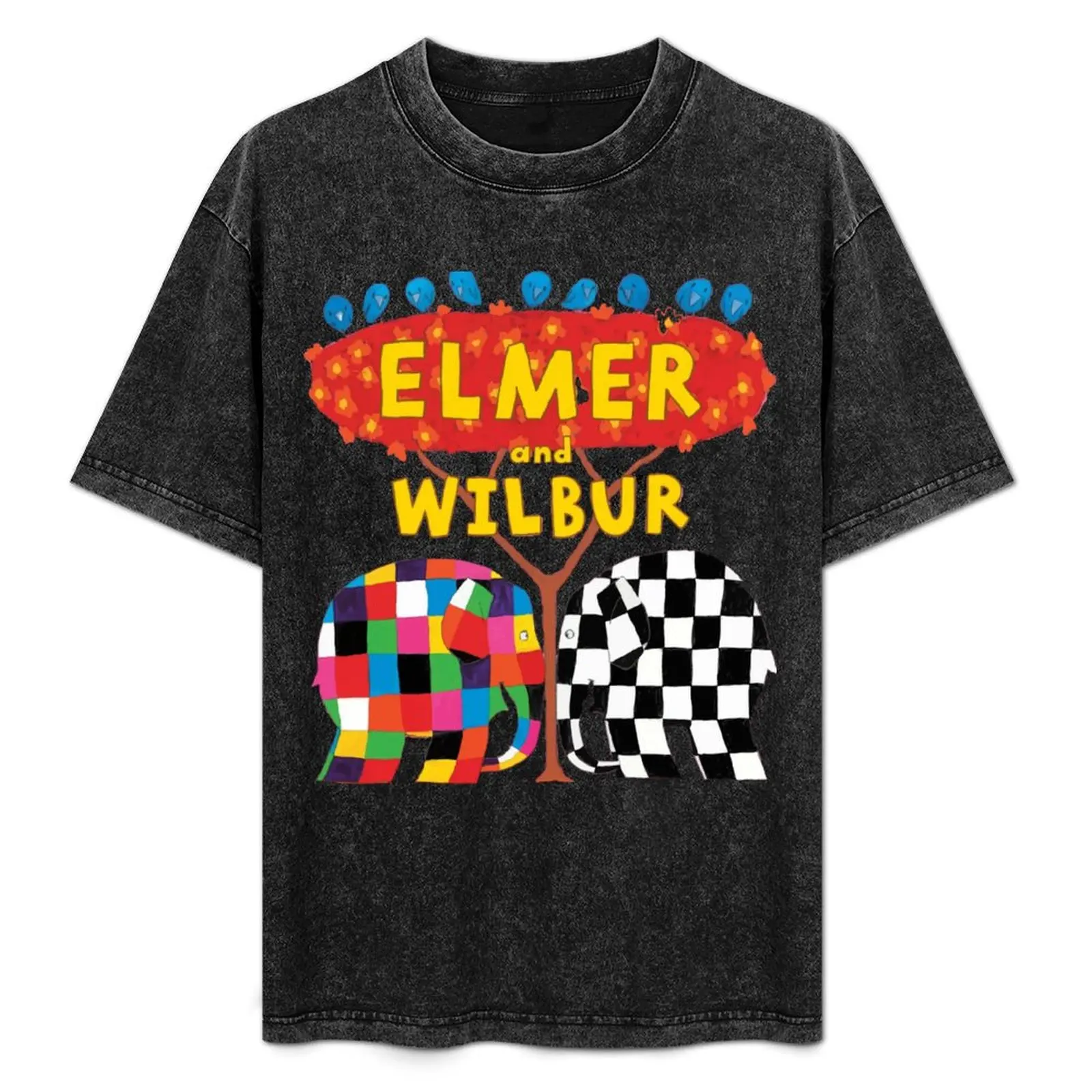 

Elmer and Wilbur T-Shirt Stylish Print Short Sleeve Tee