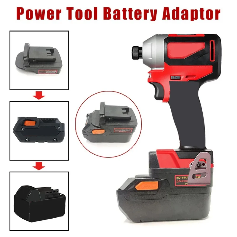 

Adapter Converter for Ridgid / for AEG 18V Lithium Battery Converted To for Milwaukee 18V Li-ion Battery Power Tool Use