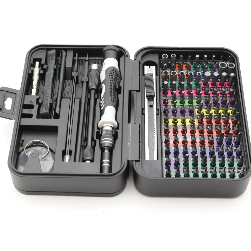 132-in-1 Precision Screwdriver Set H4 Bits Repair Tools with Storage Box for Phone