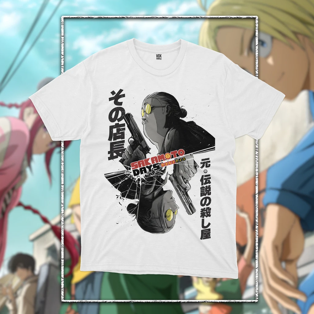 Sakamoto Days Graphic T-shirt Men Women Oversized Y2k Anime Manga T-shirt High Quality Casual Heavy Cotton Loose Clothing Tees