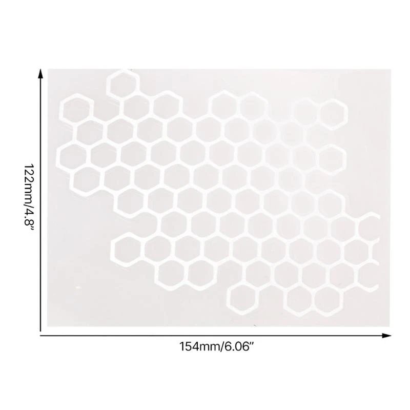 

652F Honeycomb Hexagon Pattern Car Sticker, Adhesive PVC Decals for Car/Truck Motorbike Side Stickers