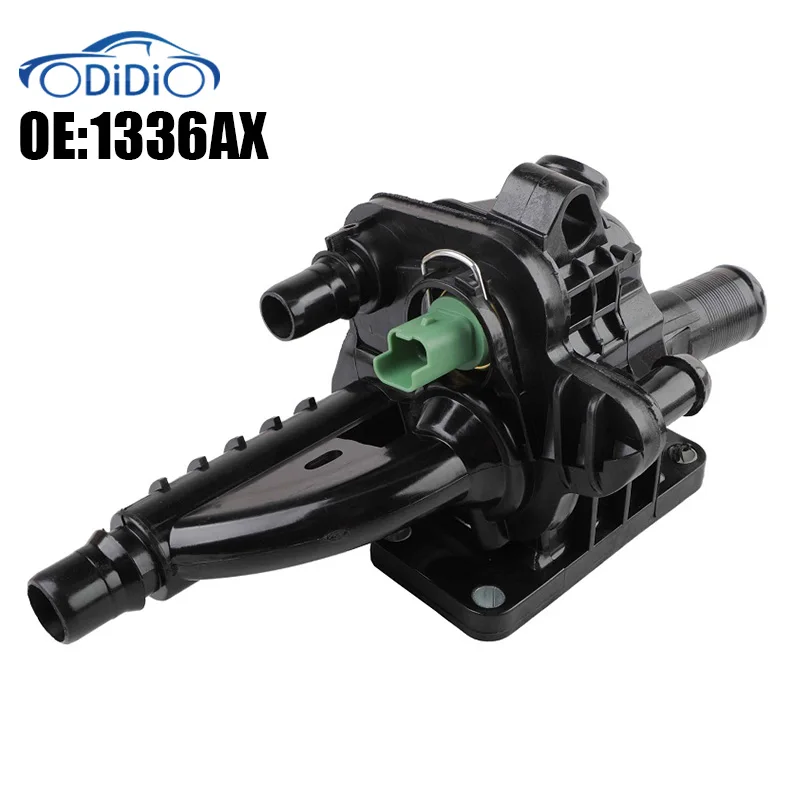 

ODiDiO 1336AX Engine Coolant Thermostat For Peugeot 207 208 Citroen C3 C4 DS3 DS4 DS5