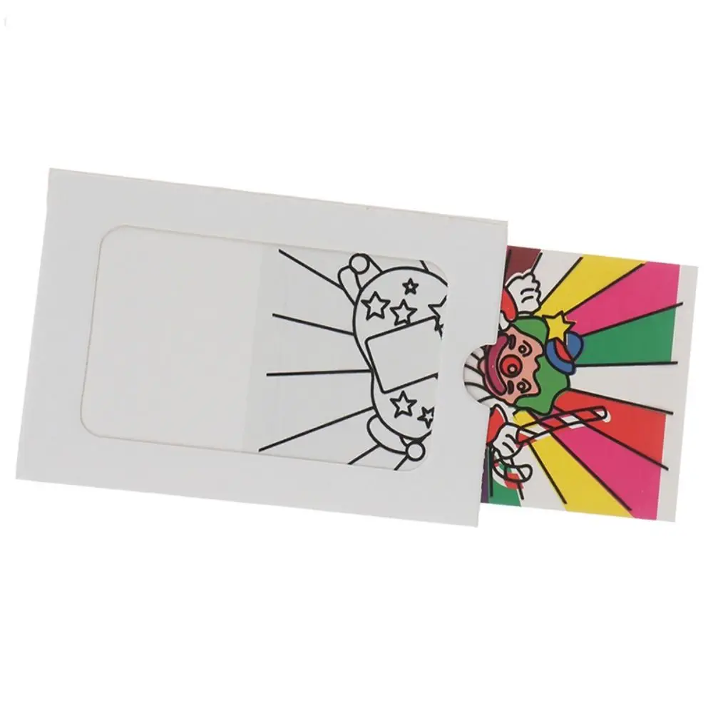 Large Size Clown Color Changing Card (26.5*20.3cm) Magic Tricks Street Close Up Magia Gimmick Props Magie Toy for Kids