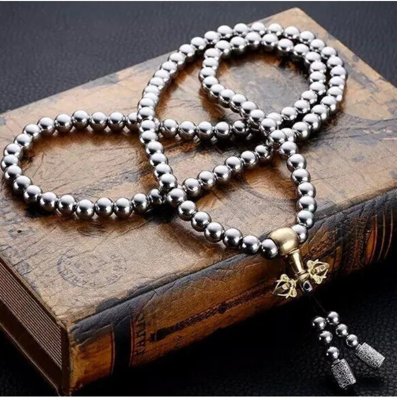 collier-de-perles-bouddhistes-en-acier-inoxydable-lennik-acier-titane-pendentif-de-voiture-bijoux-de-voiture