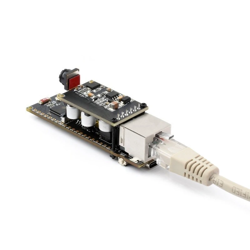 For ESP32-S3 Ethernet Development Board, Communication Module WiFi/Bluetooth, Expandable PoE Power Supply, Camera