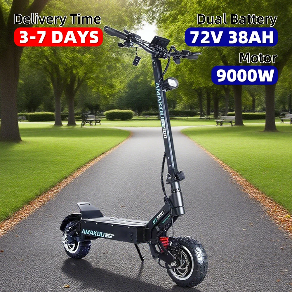 

One piece dropshipping 11 inch electric scooter 9000W72V38AH lithium battery electric scooter in stock in the United States