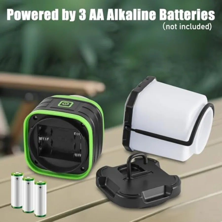 LED Camping Lantern, Battery Powered LED Lights Camping Essentials, Portable Lanterns Flishlights for Emergency, Hurricanes, Ou - view 3