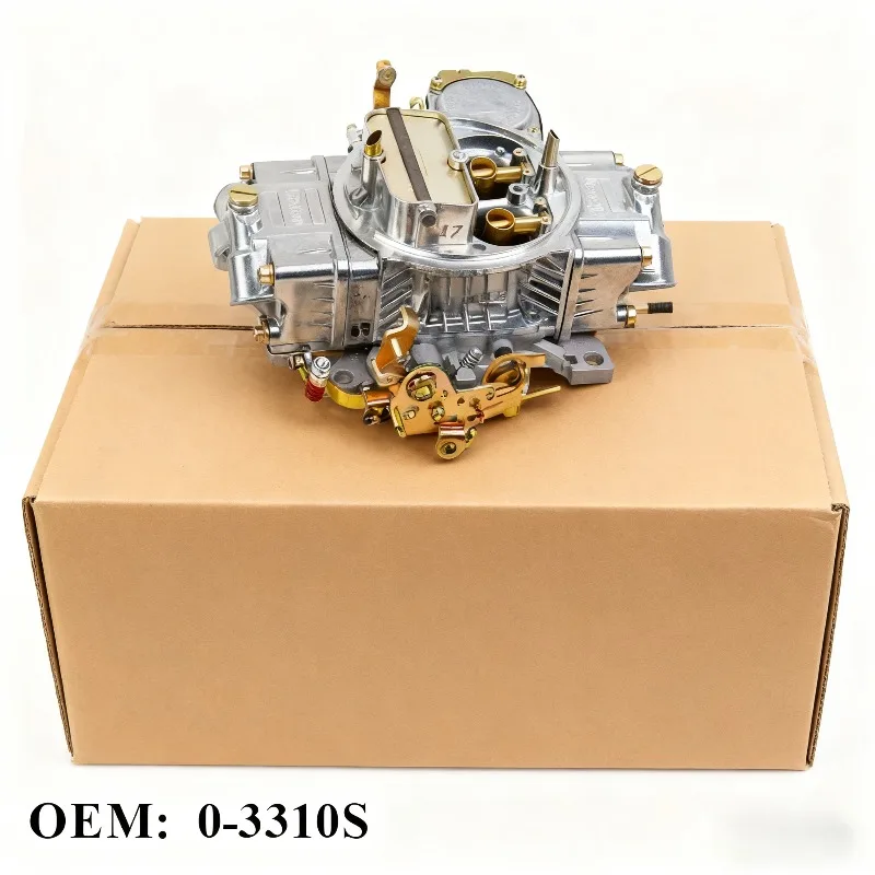

0-3310S Brand New Model 750 CFM-4160 Square Bore 4-Barrel Vacuum Secondary Manual Choke For Holley New Carburetor