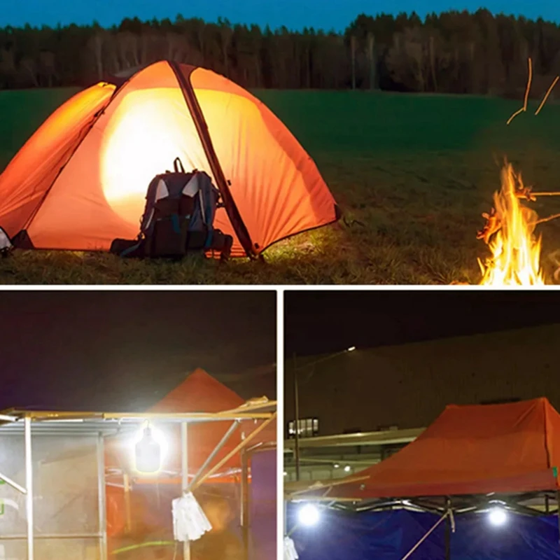 TKOH-oplaadbare lamp Draagbare campinglamp Noodverlichting Zaklamp Verlichting Outdoor hangende tentlamp