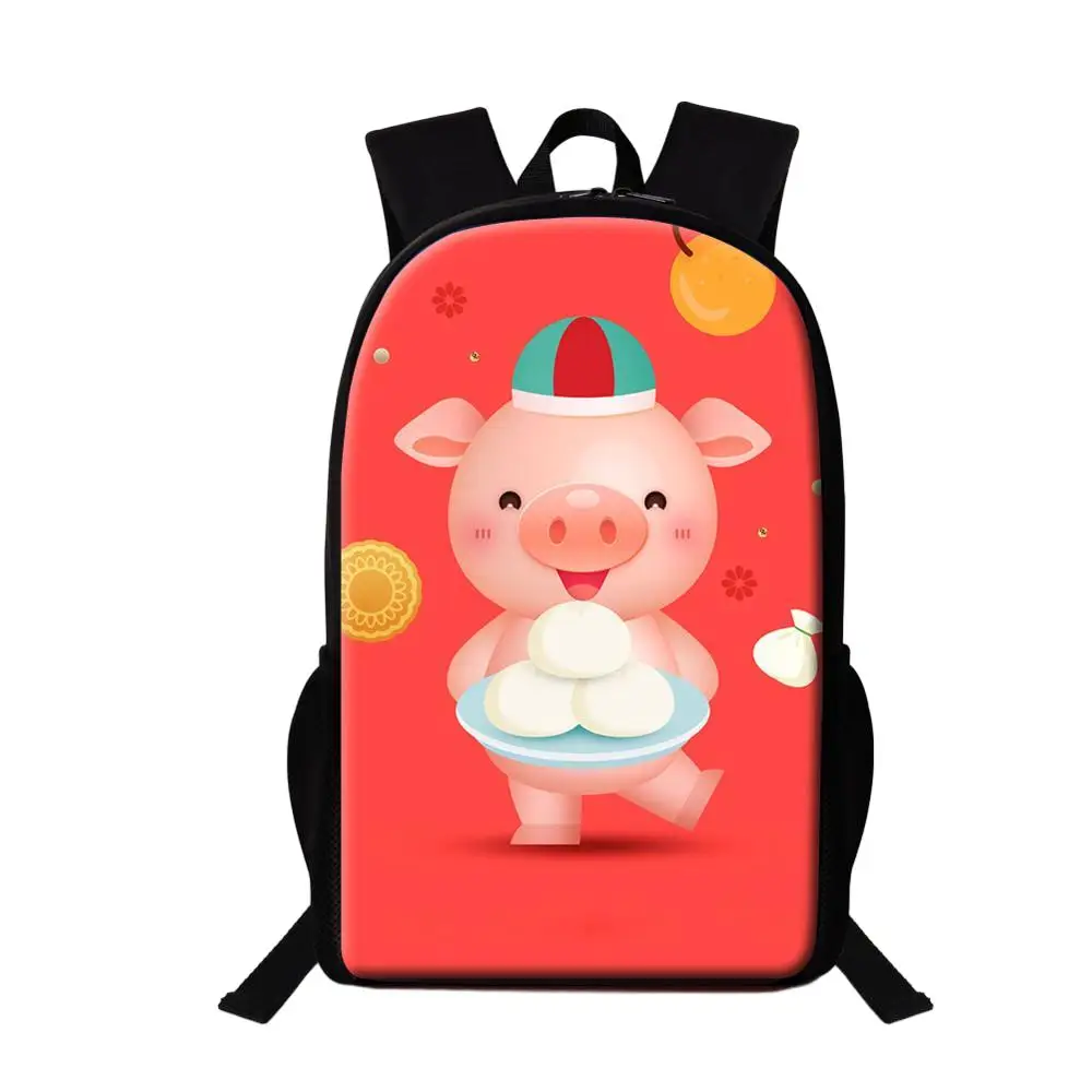 

Cute Cartoon Pig Pattern Teenager Children School Bag Girls Boys Daily Casual Backpacks Book Bag Woman Man Travel Rucksacks