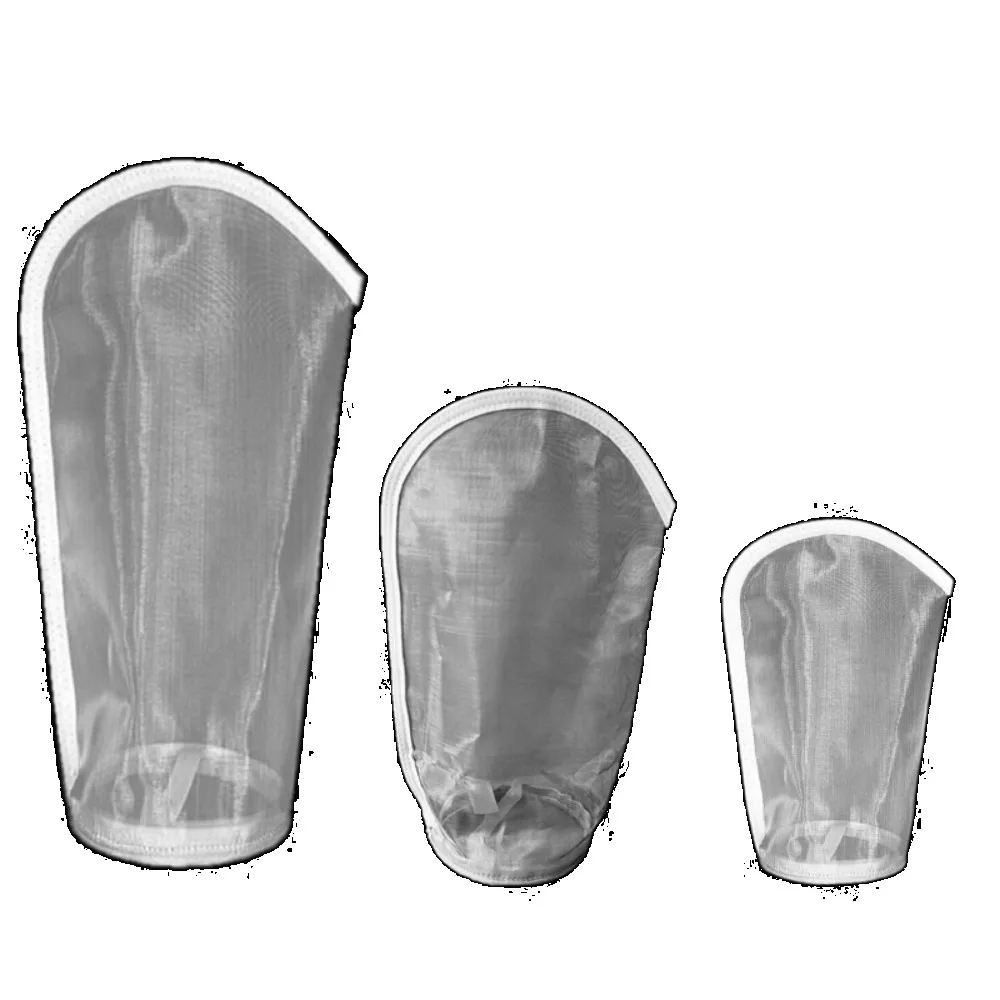 20 30 40 50 60 80-800 Mesh-180x430/810 105x230/380 150x550 SUS 304 Stainless Steel Filter Sock Pocket Bag Sanitary Food Grade