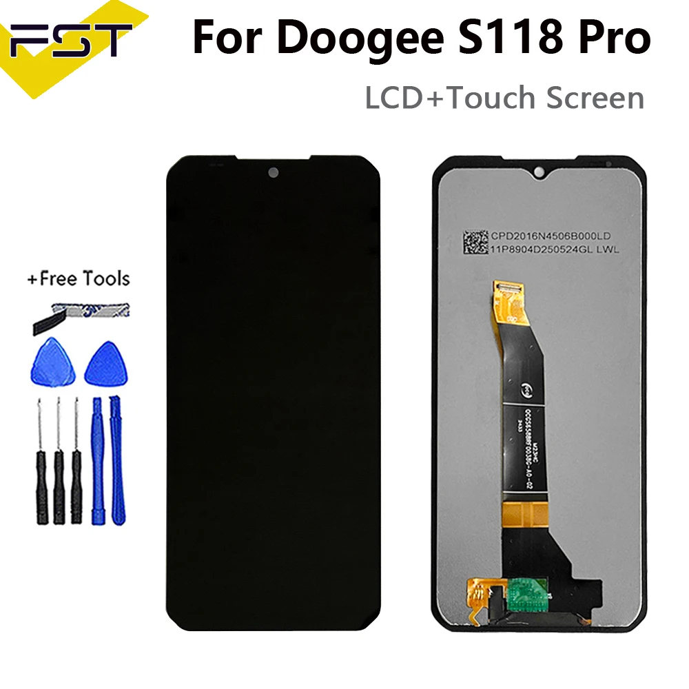 Original 6.58" For DOOGEE S118 Pro 5G LCD Display+Touch Screen Assembly Replacement Tested Well For Doogee S118ProLCD Repair